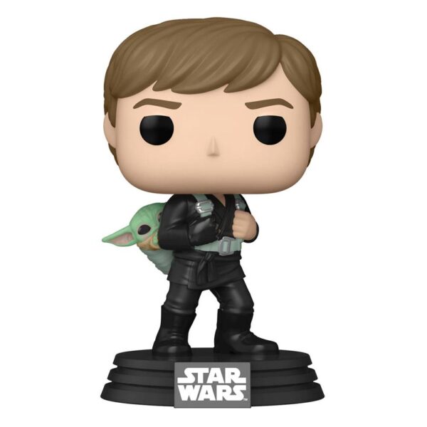 Luke Skywalker Con Grogu | Star Wars | Funko POP! - Imagen 3