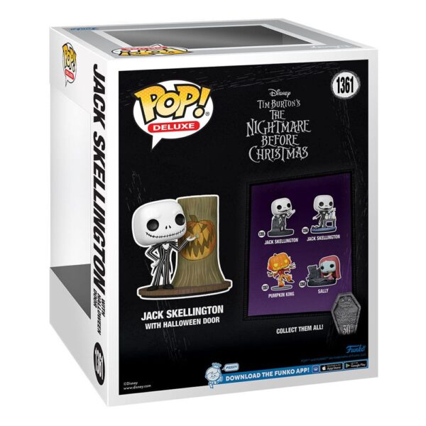 Jack Skellington con la puerta de Halloween Town | Pesadilla Antes De Navidad | Funko POP! - Imagen 2