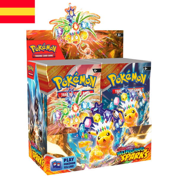 Booster Box Surging Sparks | Español | POKÉMON