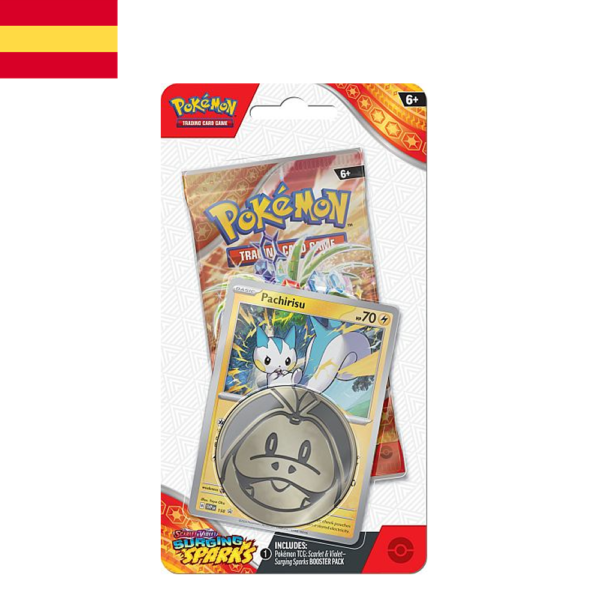 Checklane Blister Surging Sparks Pachirisu | Español | POKÉMON