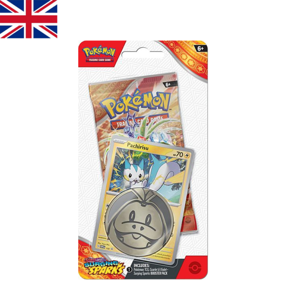 Checklane Blister Surging Sparks Pachirisu | Inglés | POKÉMON