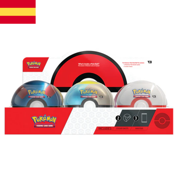 Lata Pokeball Octubre Inglés 2024 | Español | POKÉMON