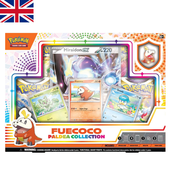 Fuecoco Paldea Collection Miraidon Ver | Inglés | POKÉMON