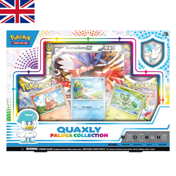 Quaxly Paldea Collection Koraidon Ver | Inglés | POKÉMON