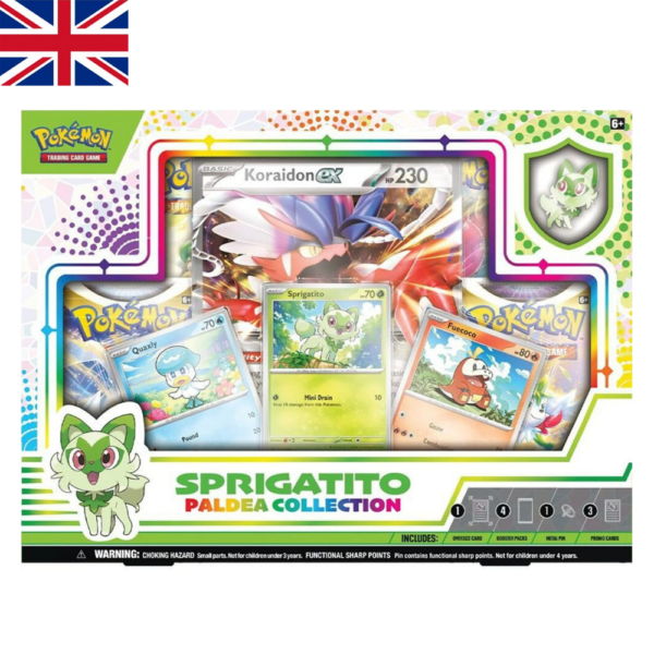 Sprigatito Paldea Collection Koraidon Ver | Inglés | POKÉMON