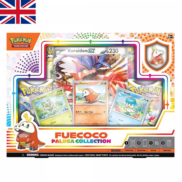 Fuecoco Paldea Collection Koraidon Ver | Inglés | POKÉMON