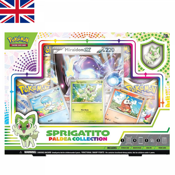 Sprigatito Paldea Collection Miraidon Ver | Inglés | POKÉMON