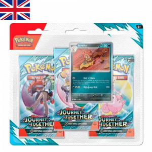 Blister 3 sobres de Scrafty Journey Together | Ingles | POKÉMON