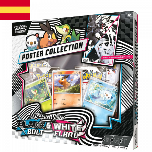 Poster Collection Black Bolt y White Flare | Español | POKÉMON