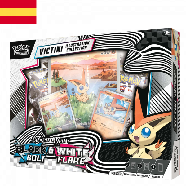 Victini Illustration Collection Black Bolt y White Flare | Español | POKÉMON