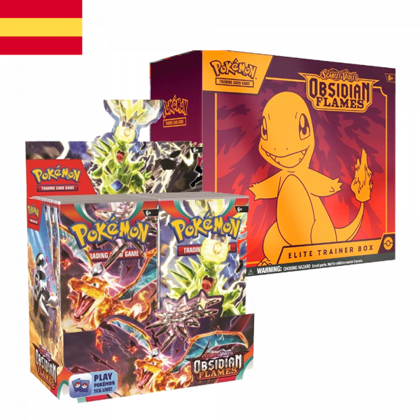 Pack ETB + Booster Box Obsidiand Flames | Español | POKÉMON