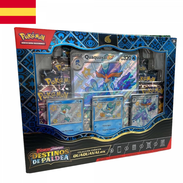 Premium Collection Quaqaval Paldean Fates | Español | POKÉMON
