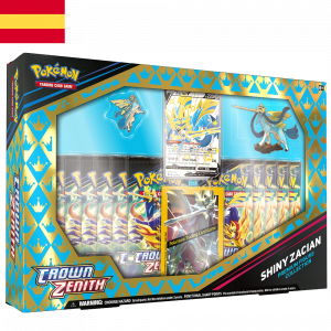 Caja Shiny Zacian con Figura Crown Zenith | Español | POKÉMON