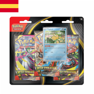 Blister 3 Sobres Mega Evolución de Psyduck | Español| POKÉMON