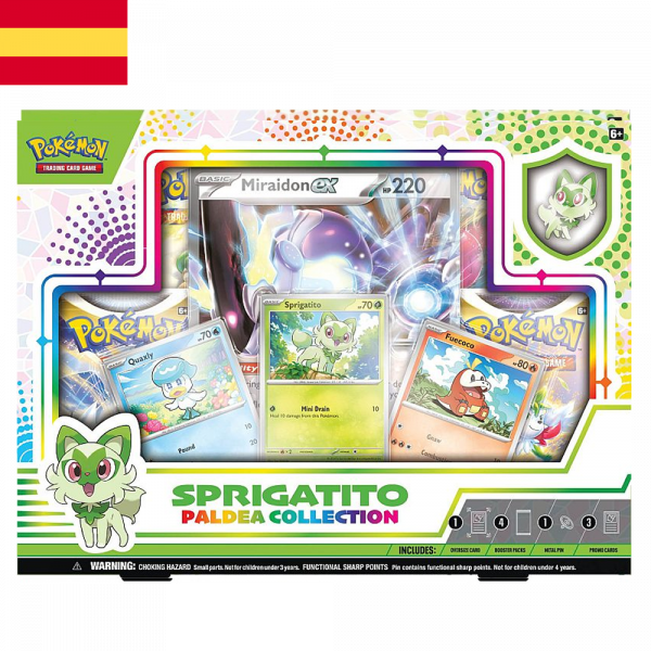 Sprigatito Paldea Collection Miraidon Ver | Español | POKÉMON