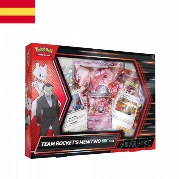 *RESERVA* Caja Team Rocket’s Mewtwo ex Box | Español | POKÉMON