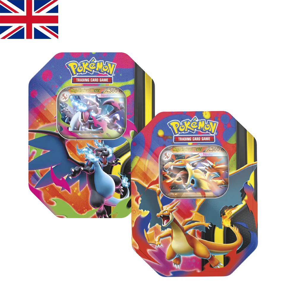 Lata Mega Charizard X & Y EX | Inglés | POKÉMON