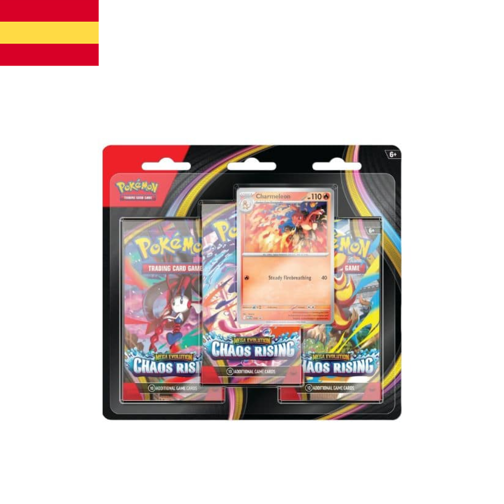 Blister de 3 Chaos Rising | Español | POKÉMON