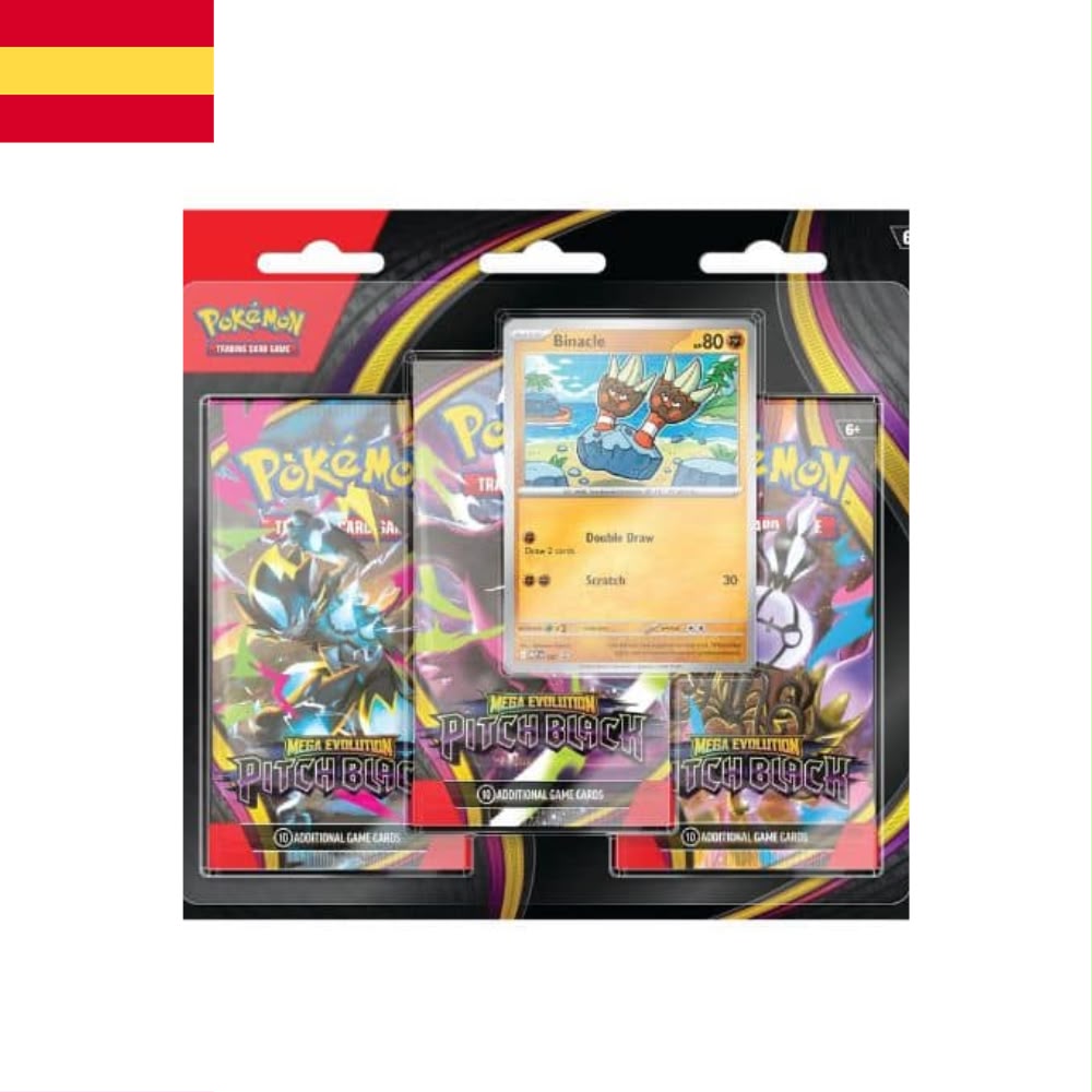 Blister de 3 Sobres Oscuridad Absoluta | Español | POKÉMON