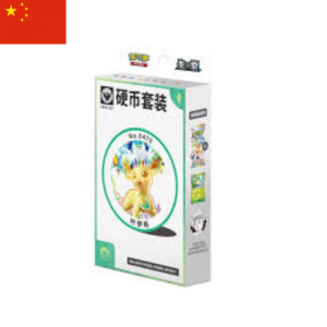 Terastal Gathering Chinese Coin Set Leafeon Ver.  | Chino | POKÉMON