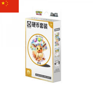 Terastal Gathering Chinese Coin Set Eevee Ver.  | Chino | POKÉMON